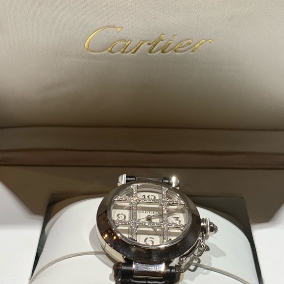 🌟🌟SOLD⭐️⭐️⭐️⭐️Pasha de Cartier automatic diamond - Picture 8 of 8